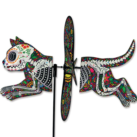 Deluxe Petite Spinner -  Day of the Dead Cat