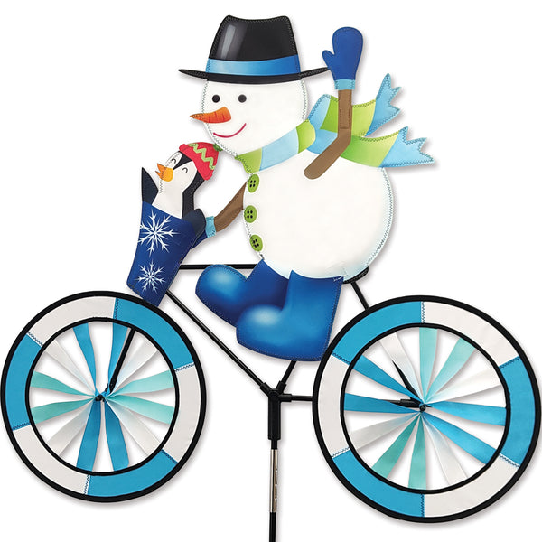 30 in. Bike Spinner - Snowman