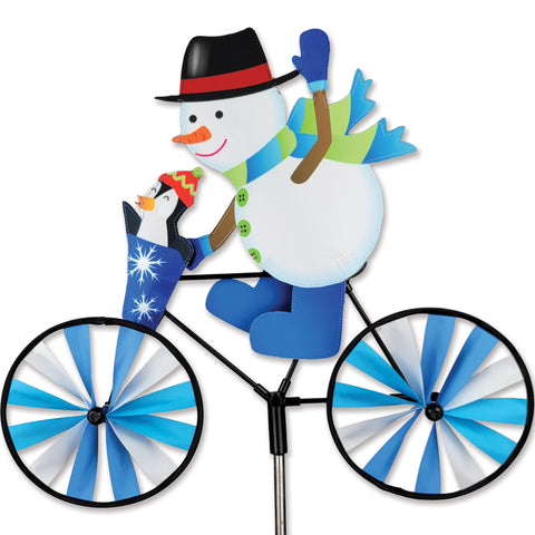 20 in. Bike Spinner -Snowman