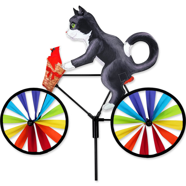 20 in. Bike Spinner - Tuxedo Cat