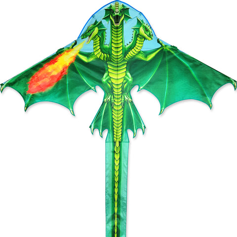 2D Dragon Kite - Three-Headed Dragon