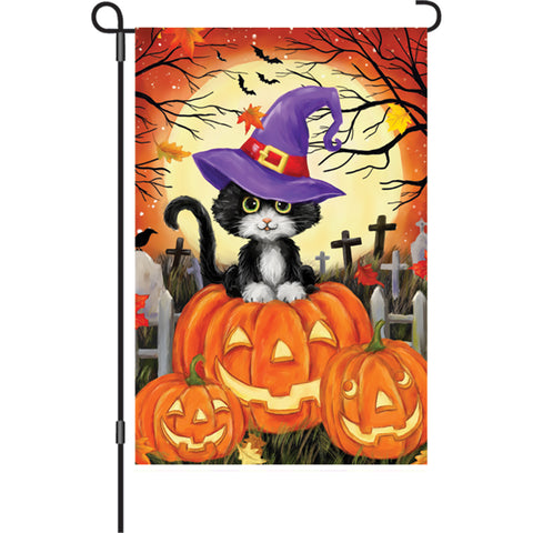 12 in. Flag - Halloween Cat