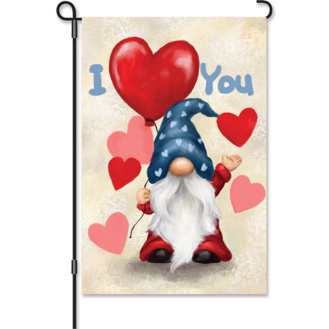 12 in. Flag - Valentine Gnome