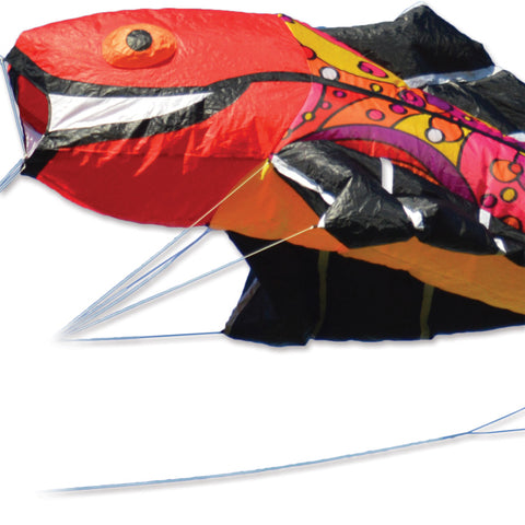 Large Flying Fish Kite - Warm Orbit